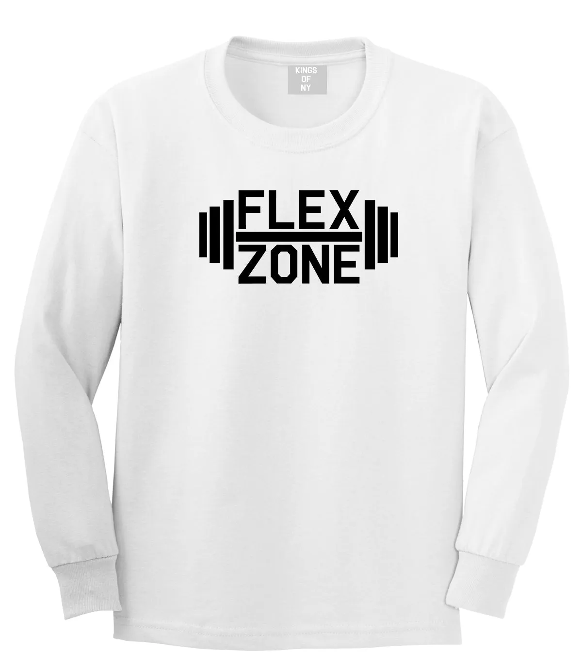 Flex Zone Fitness Gym Mens Long Sleeve T-Shirt