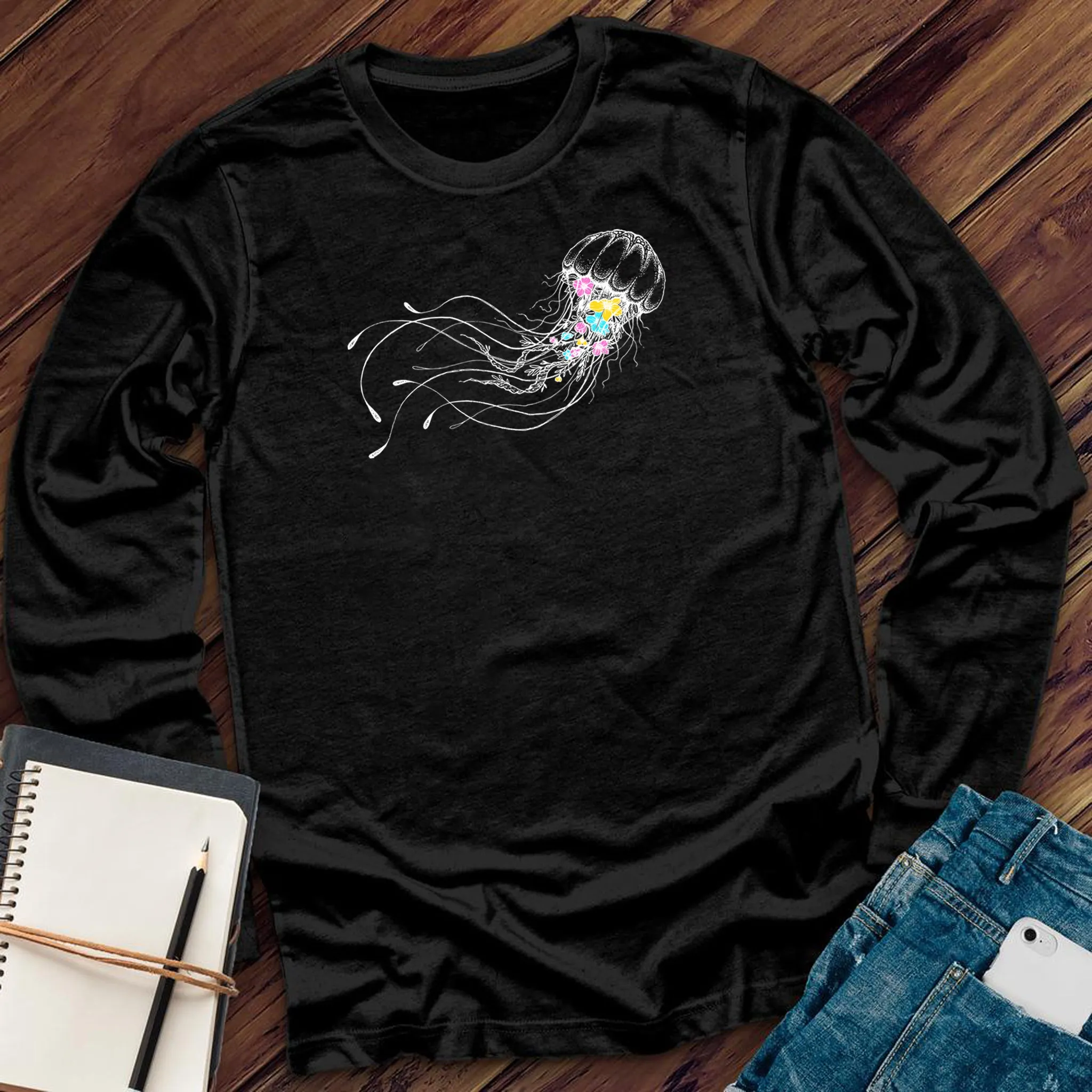 Floral Jellyfish Long Sleeve