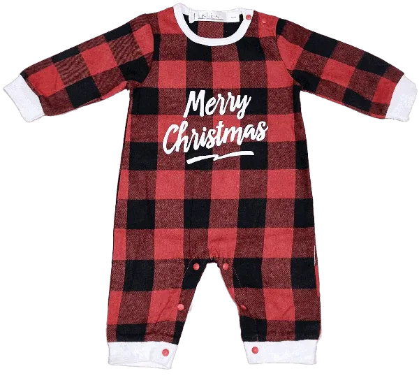 Gender Neutral Baby Merry Christmas One-Piece Jumpsuit