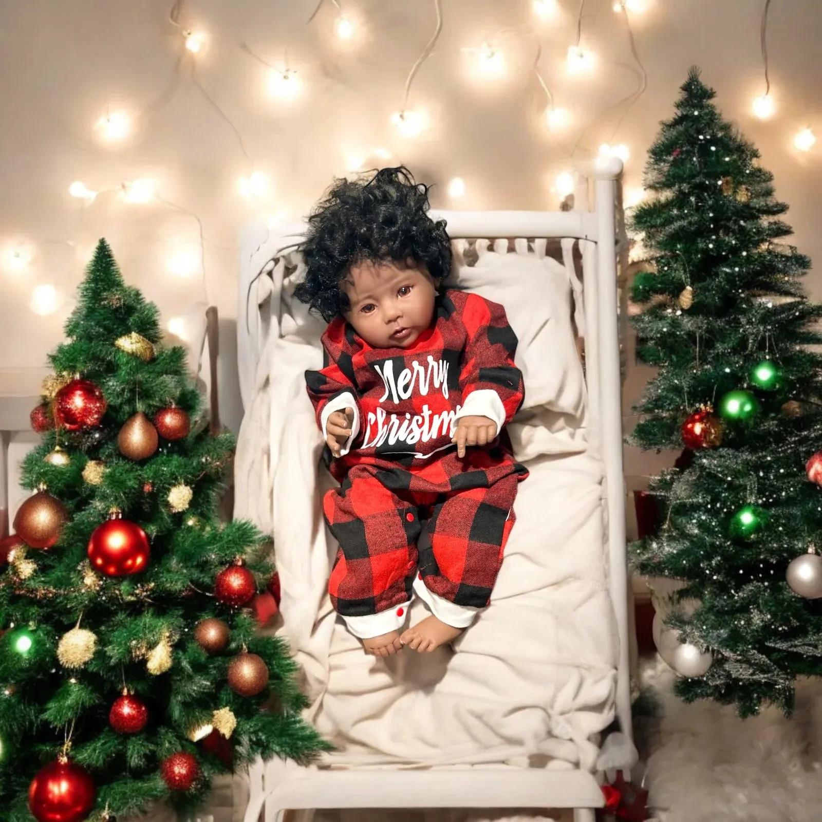 Gender Neutral Baby Merry Christmas One-Piece Jumpsuit