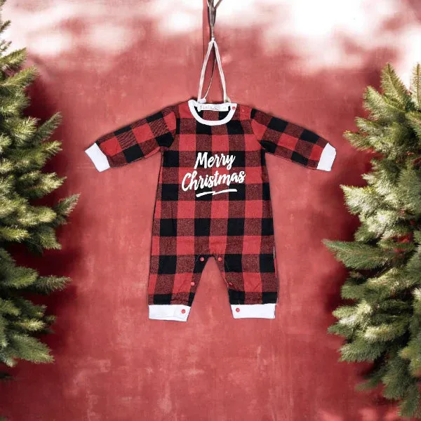 Gender Neutral Baby Merry Christmas One-Piece Jumpsuit