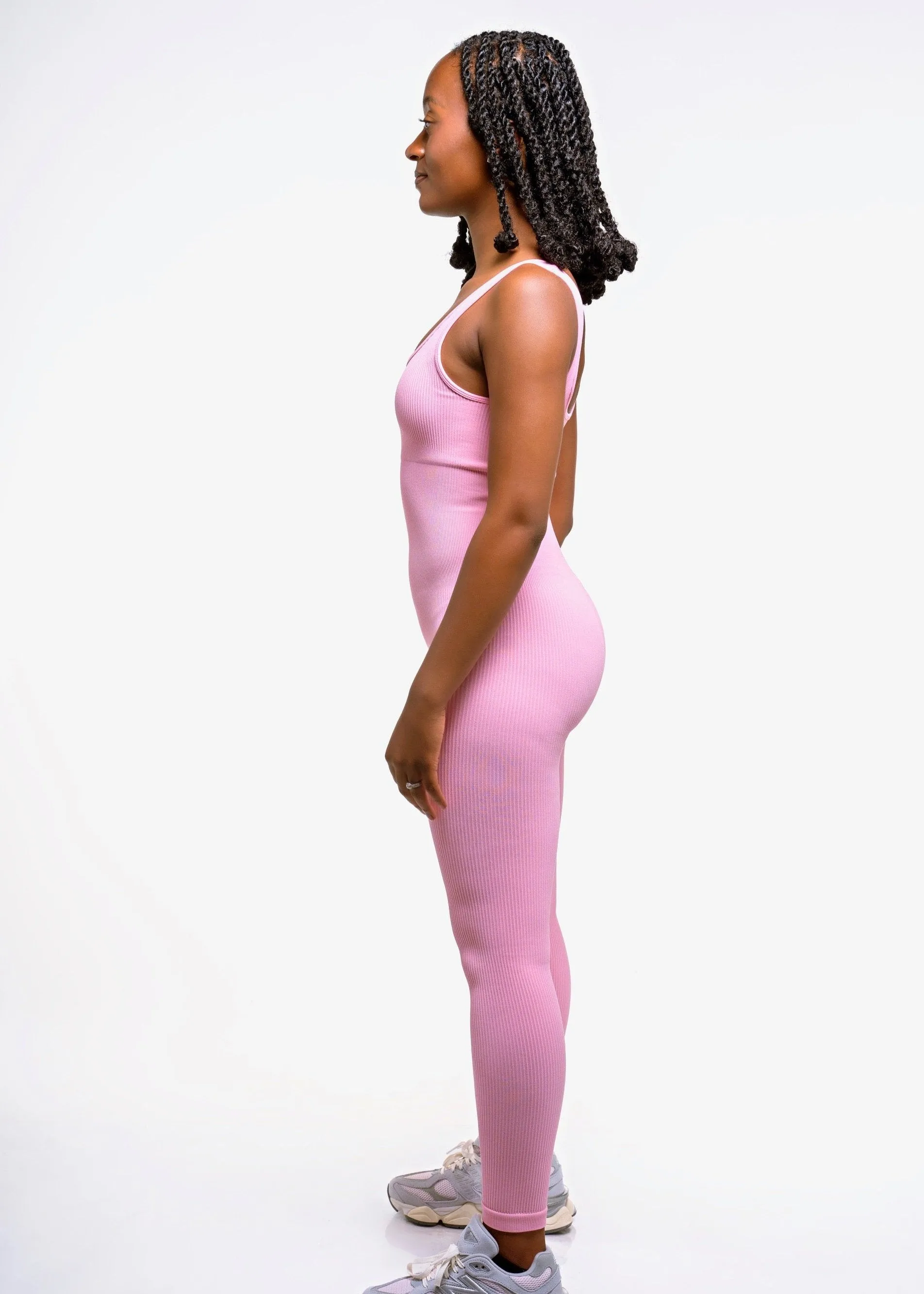 GF Snatched Women Jumpsuit- Pink