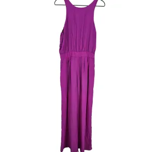 Gianni Bini Womens Sz L Logan Jumpsuit Sleeveless Bright Mauve Purple NEW