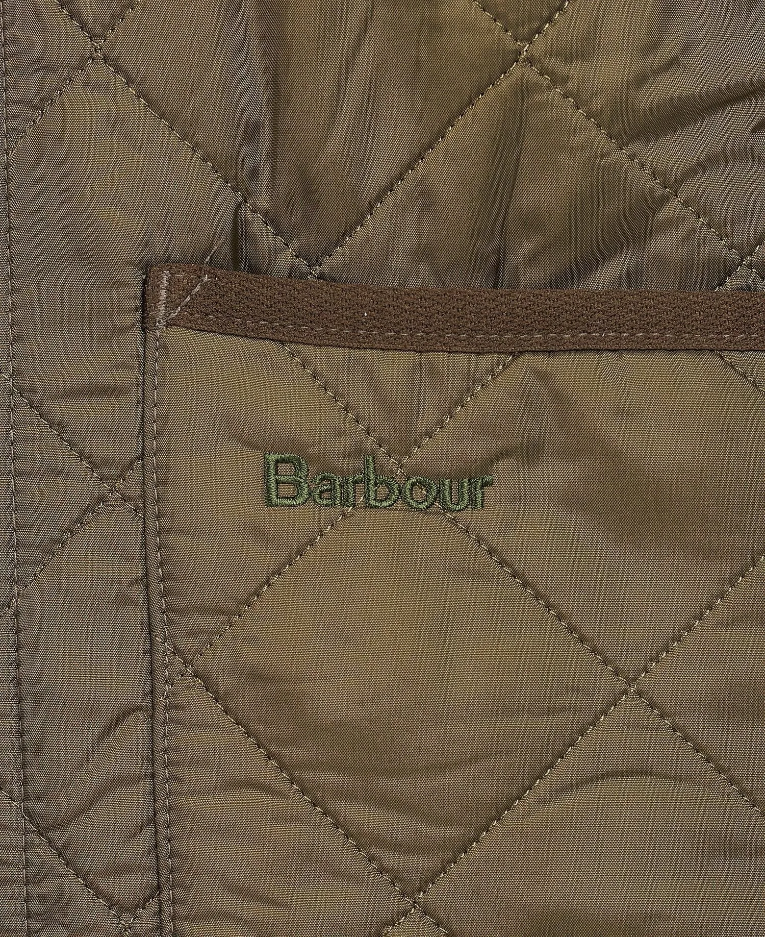 Gilet Barbour Polarquil Trapuntato Verde Oliva Uomo