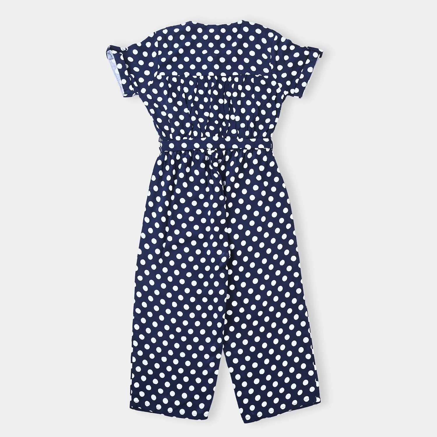 Girls Marina Jumpsuit Polka Dots-Blue