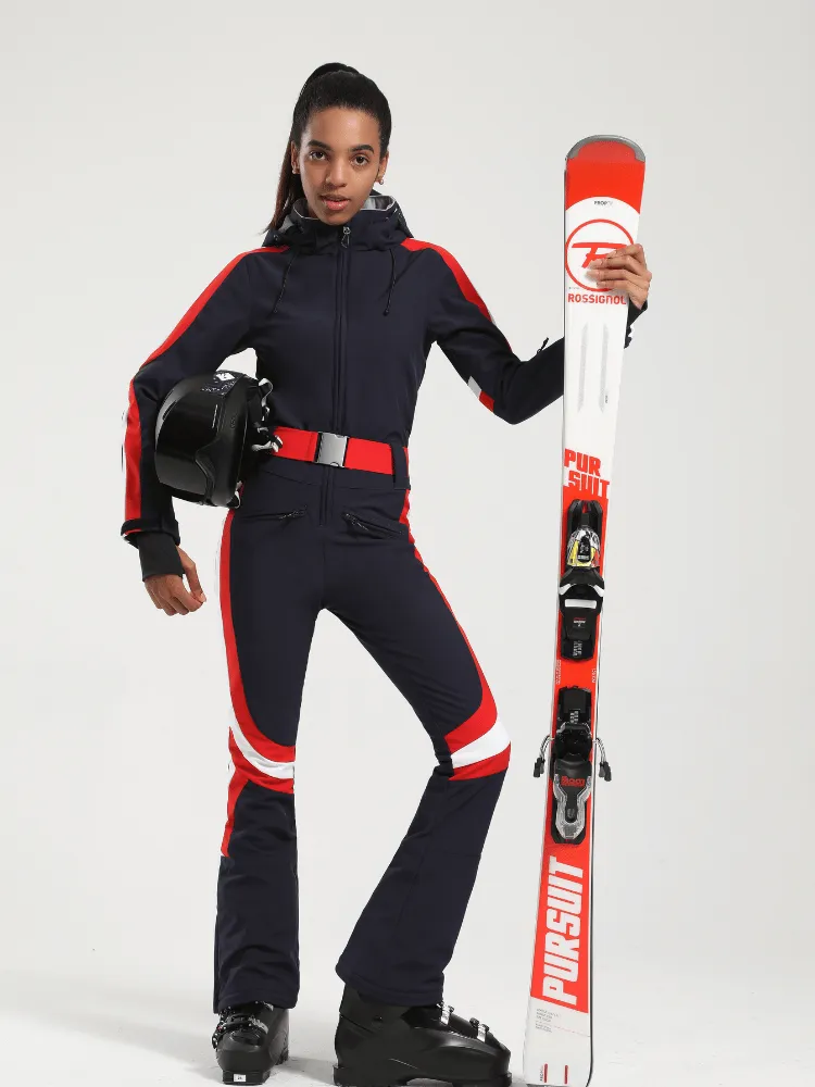 Gsou Snow Coveralls Slim Ski Jumpsuit - US Only