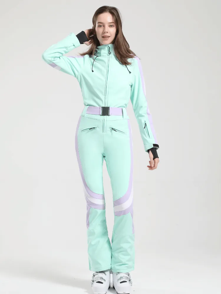 Gsou Snow Coveralls Slim Ski Jumpsuit - US Only