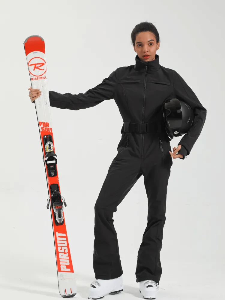 Gsou Snow Snowflake Slim Ski Jumpsuit - Women‘s