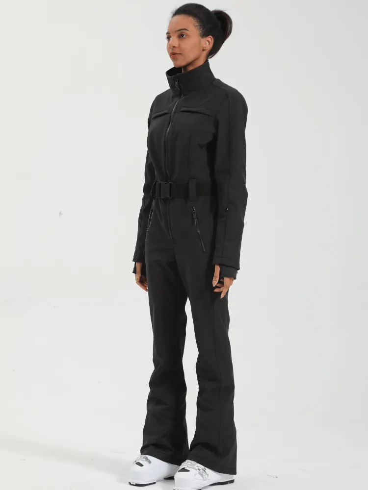 Gsou Snow Snowflake Slim Ski Jumpsuit - Women‘s