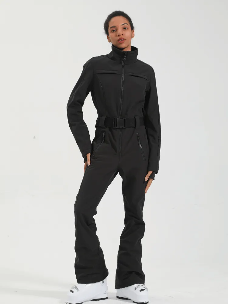 Gsou Snow Snowflake Slim Ski Jumpsuit - Women‘s