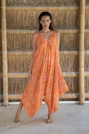 Gypsy Jumpsuit in Premium Easter Island Orange