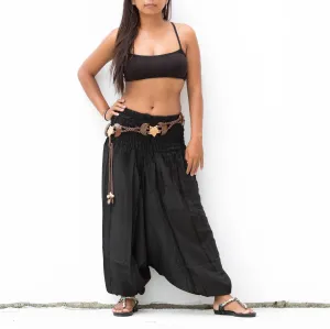 Harem Jumpsuit Pants Black