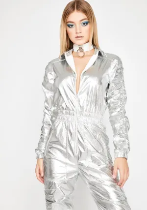 High Gravity Metallic Jumpsuit