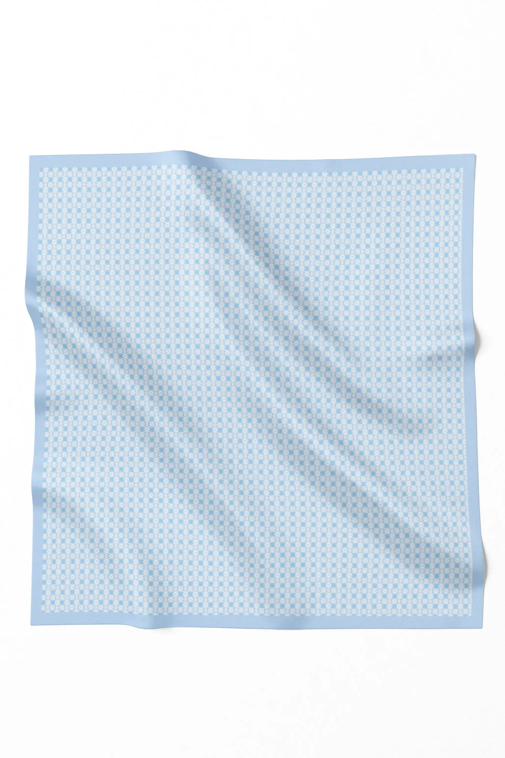 Ikat Voile Square - Cashmere Blue