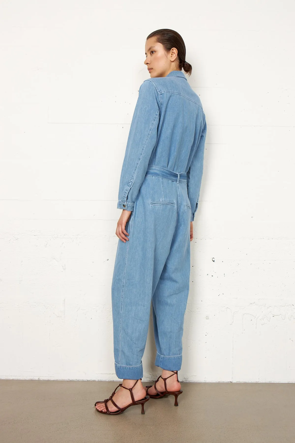 Ingrid Jumpsuit - Light Blue Denim