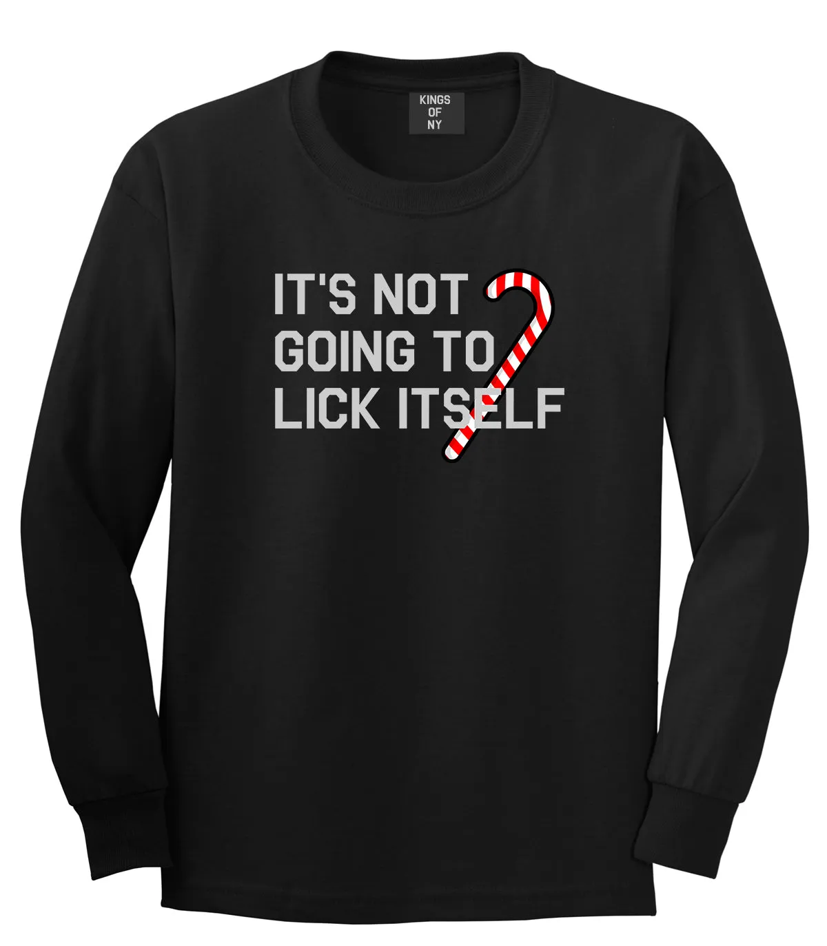 Its Not Going To Lick Itself Christmas Mens Long Sleeve T-Shirt