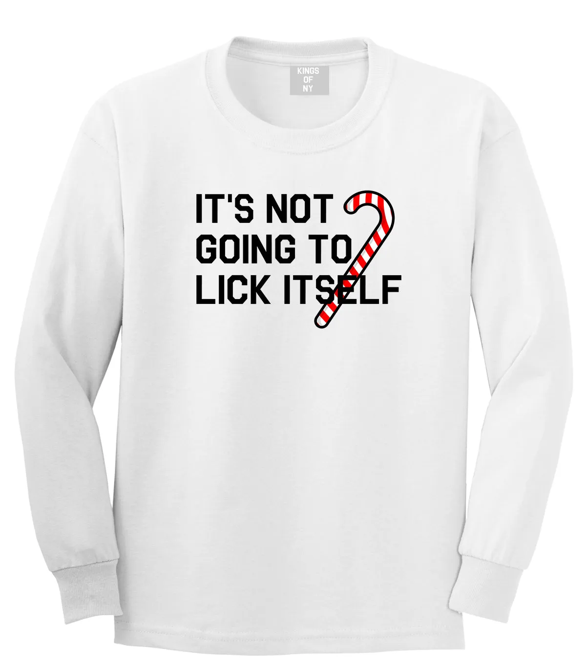 Its Not Going To Lick Itself Christmas Mens Long Sleeve T-Shirt