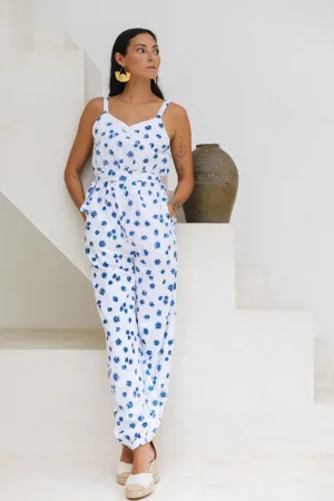 Ivory Daisy Day Jumpsuit