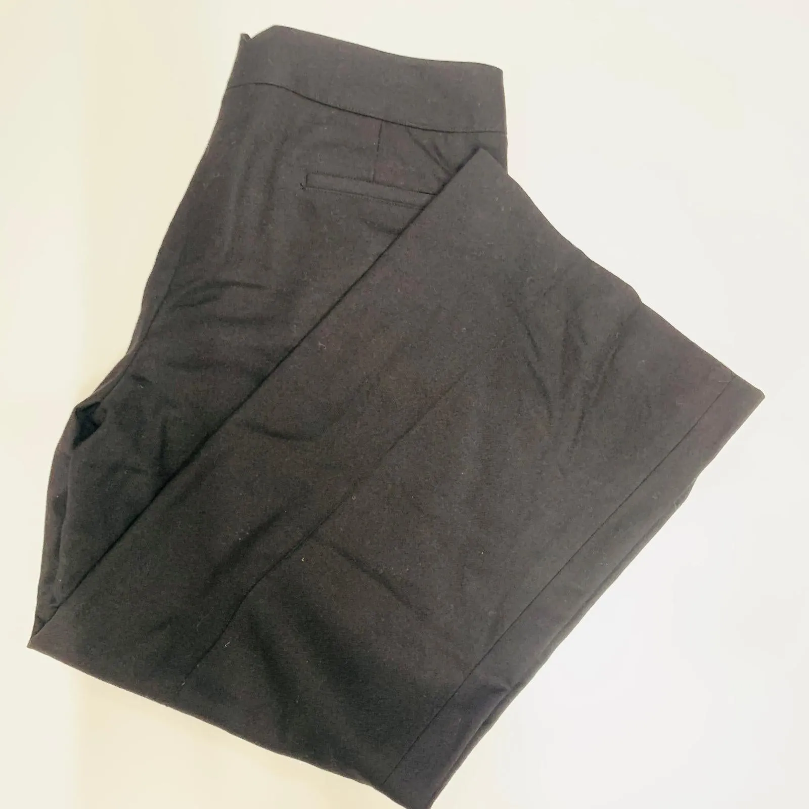 JAEGER Black Ladies Wool Dress Pants Trousers Size UK 14 W36 L30