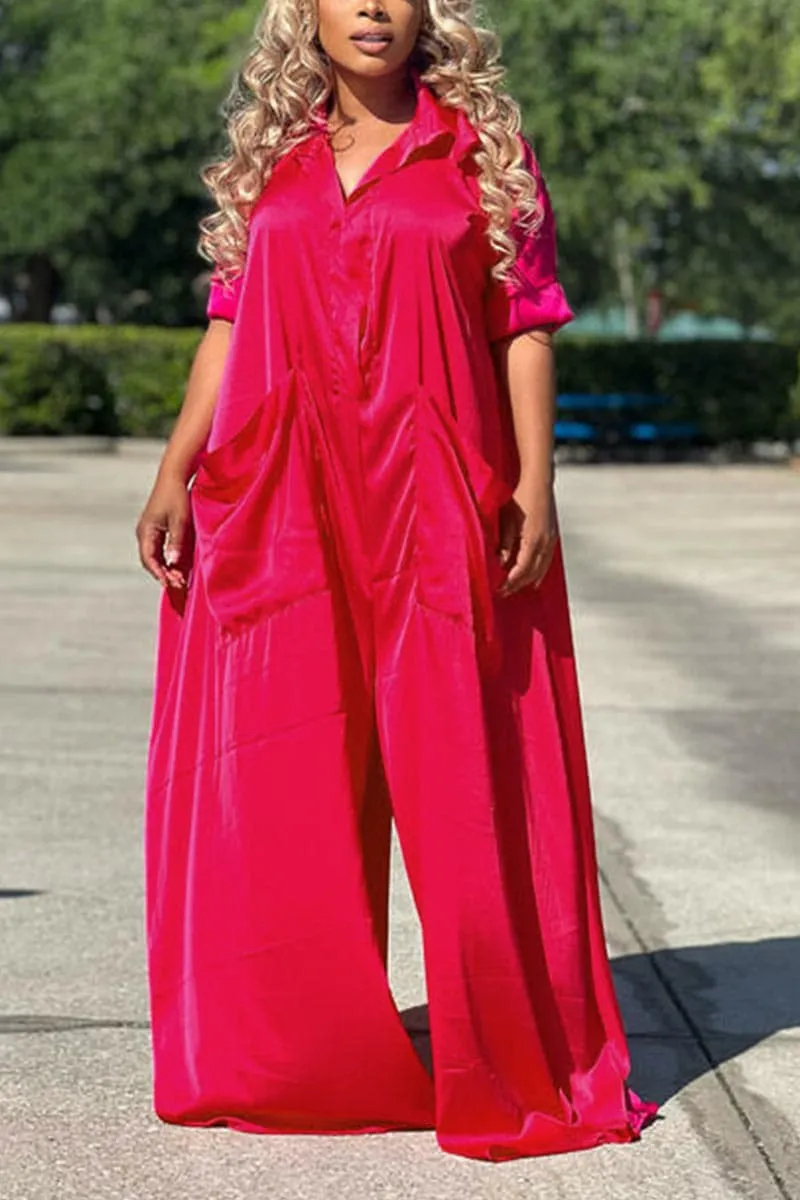 JB485 Wide Leg Jumpsuits