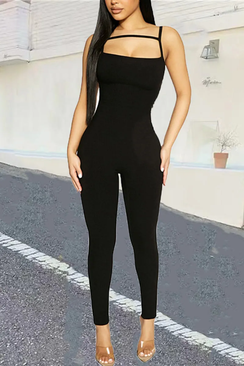 JE054 Cami Strap Jumpsuits