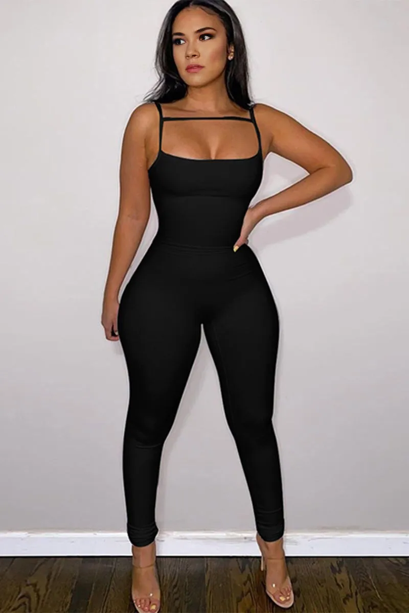 JE054 Cami Strap Jumpsuits