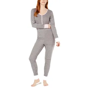 Jenni Thermal One-Piece Pajama Gray