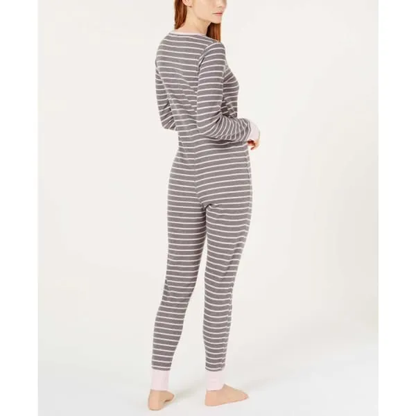 Jenni Thermal One-Piece Pajama Gray