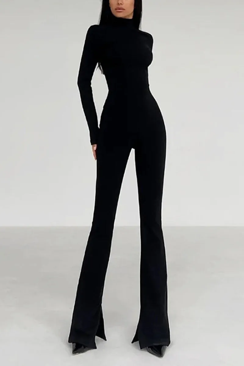 JI0132 Bootcut Fitted Jumpsuits