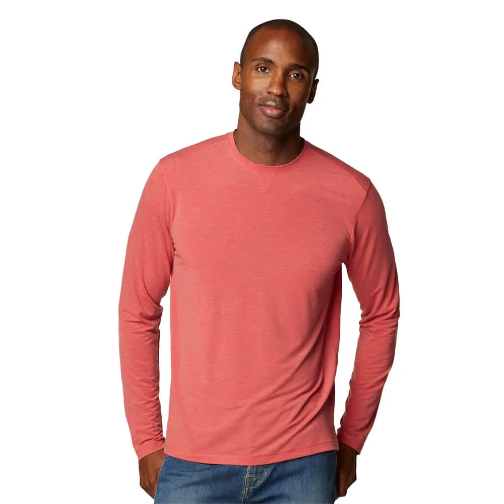 Johnnie-O Course Prep-Formance Long Sleeve T-Shirt - Paprika