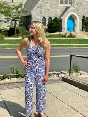 Jupiter Jumpsuit Navy Lace