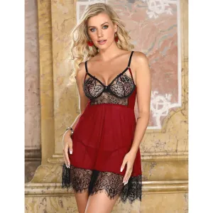 Katrina Babydoll - Red