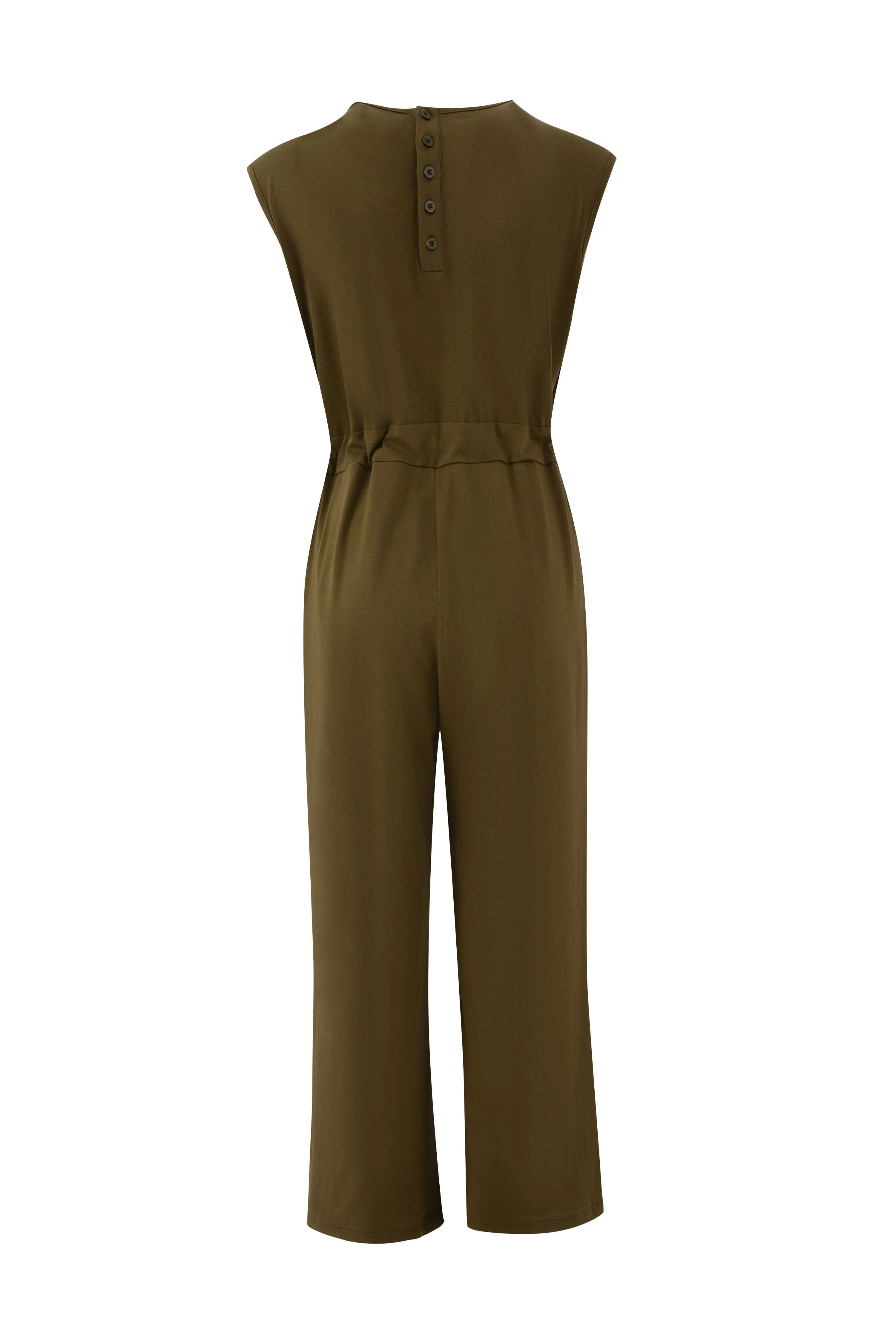 Kerry Khaki Breastfeeding Jumpsuit