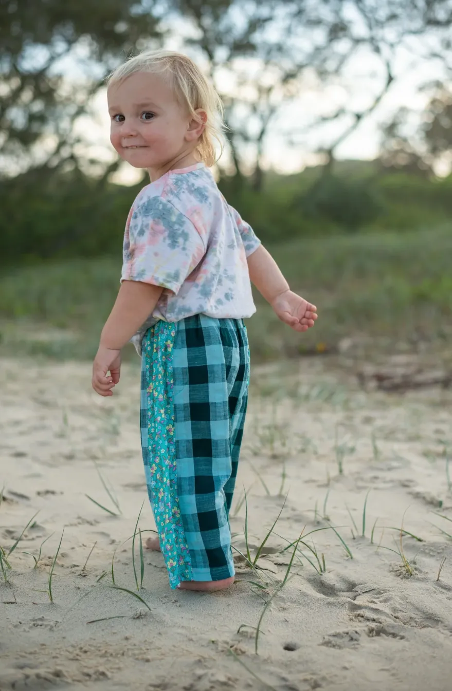 Kids Patchwork Pants