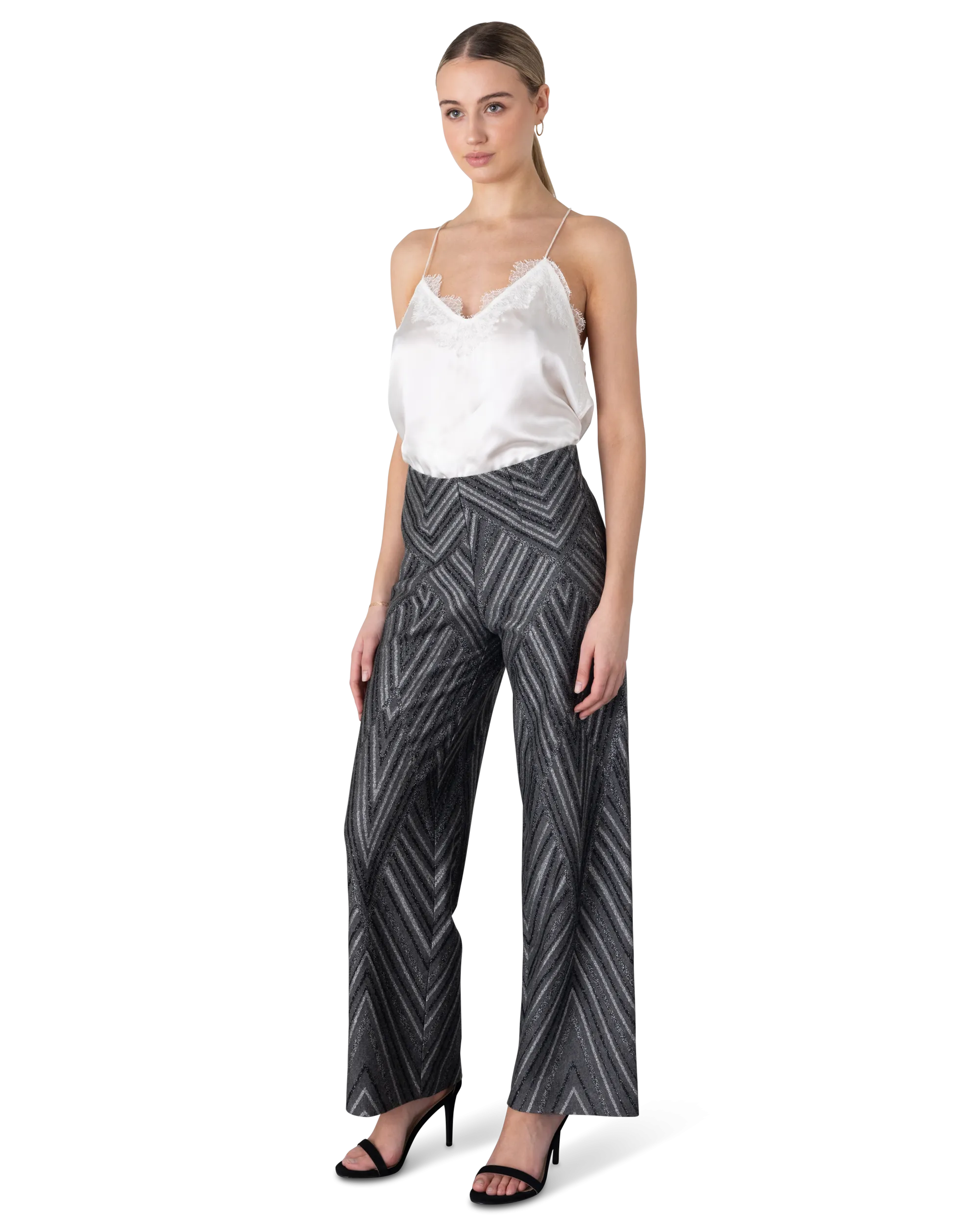 Kimberly Glacier Lurex Pant