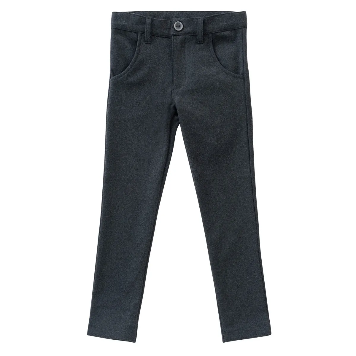 Kipp Slim Dress Pants-Charcoal