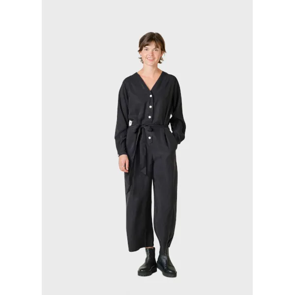 Klitmøller W Marna LS Jumpsuit (black)