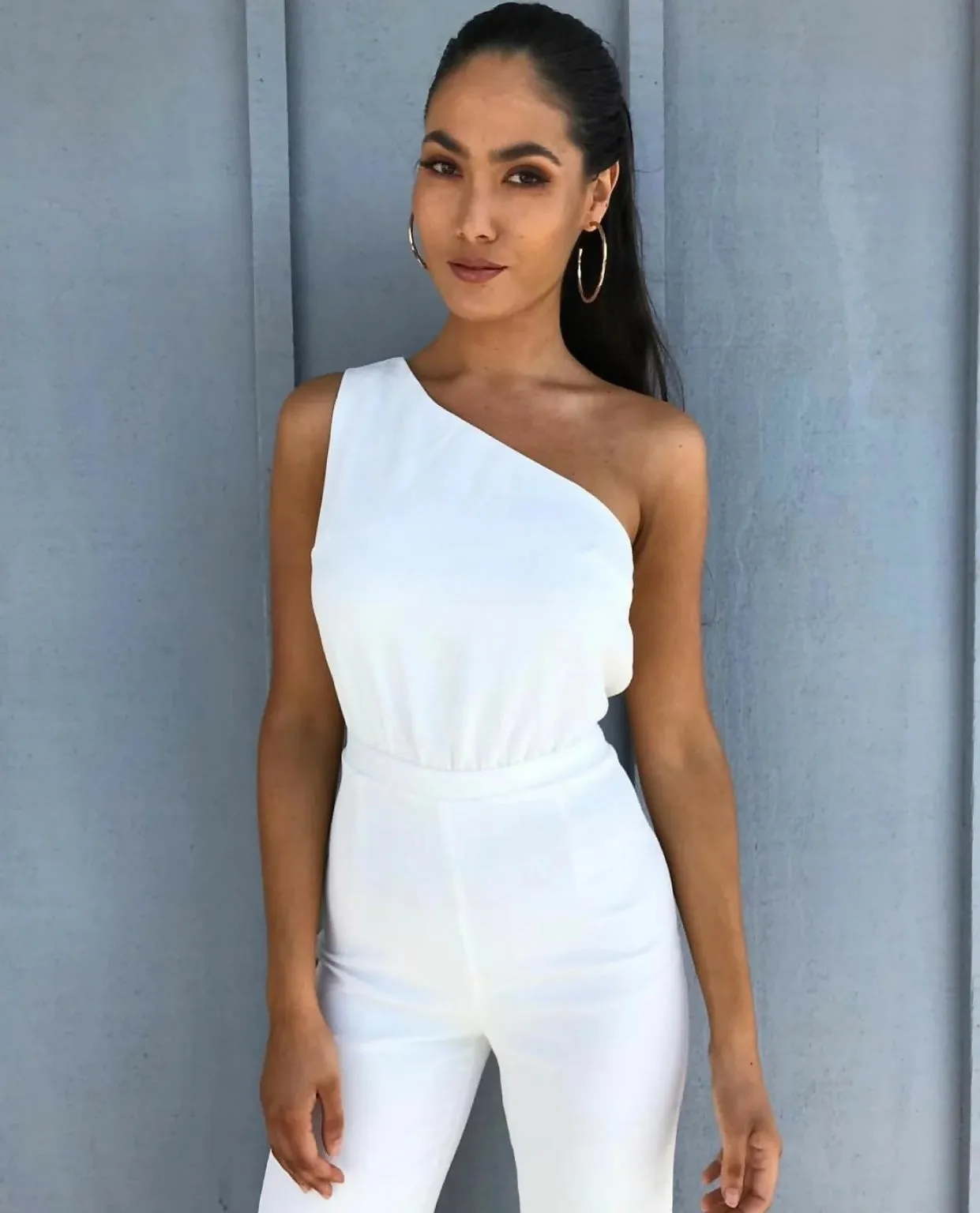 Kookai Aria Jumpsuit White