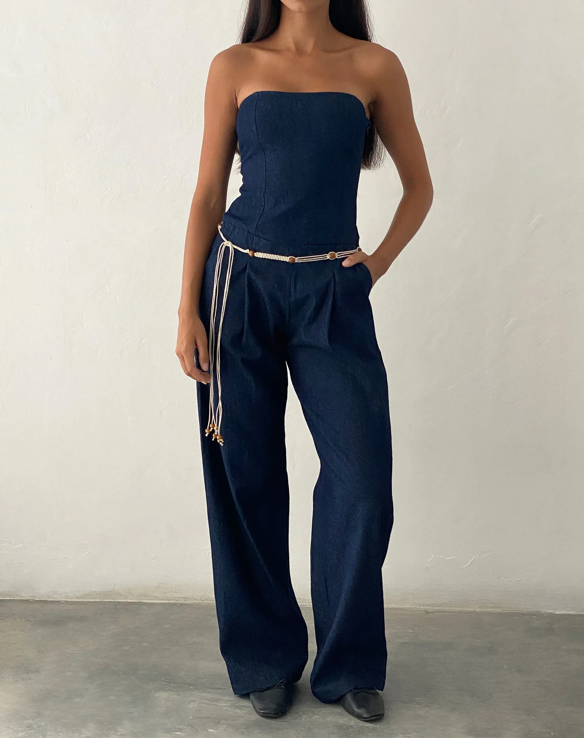 Kyaria Jumpsuit in Indigo