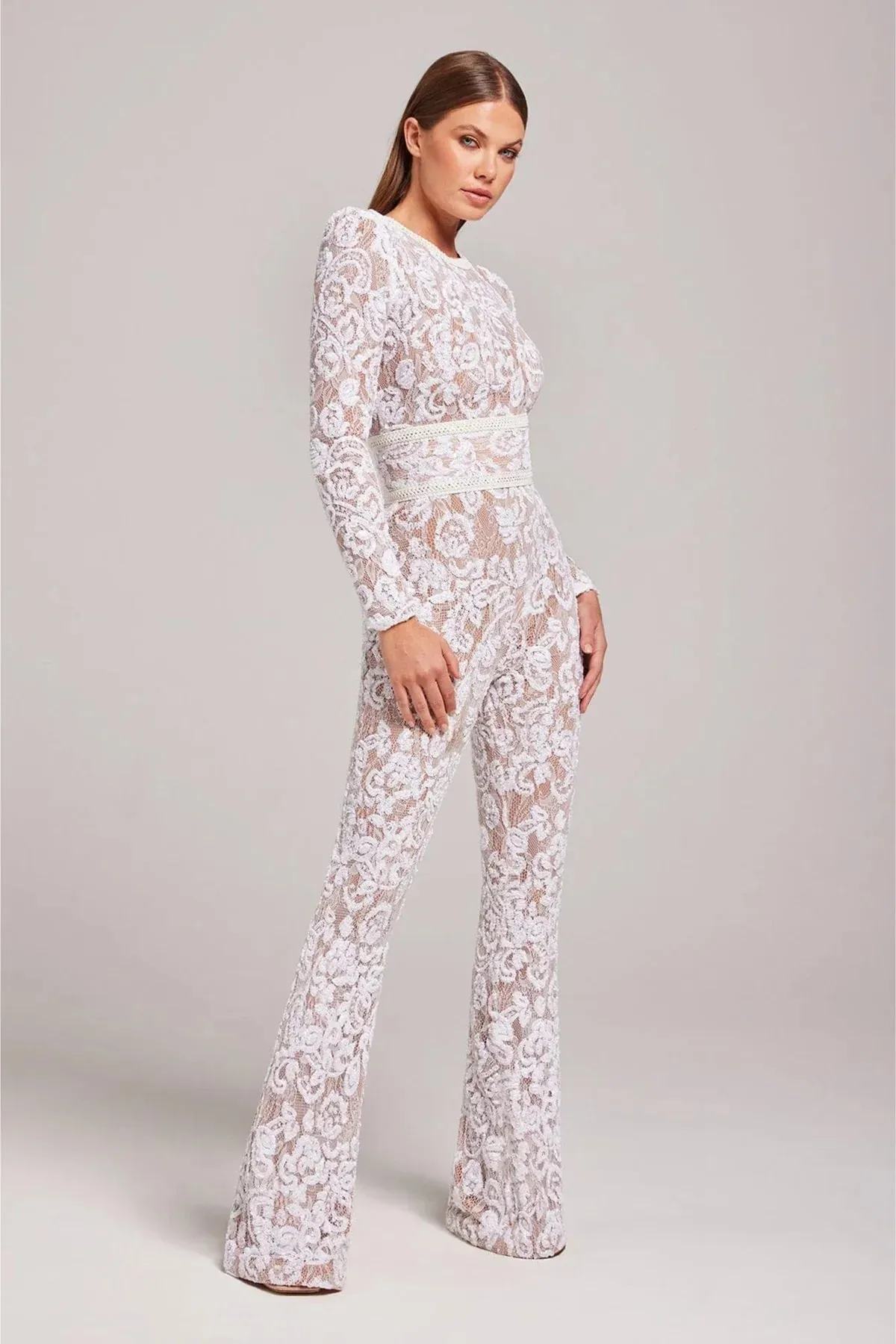 Kyra | Midnight Lace Elegance Jumpsuit