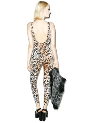 Leopard Unitard Jumpsuit