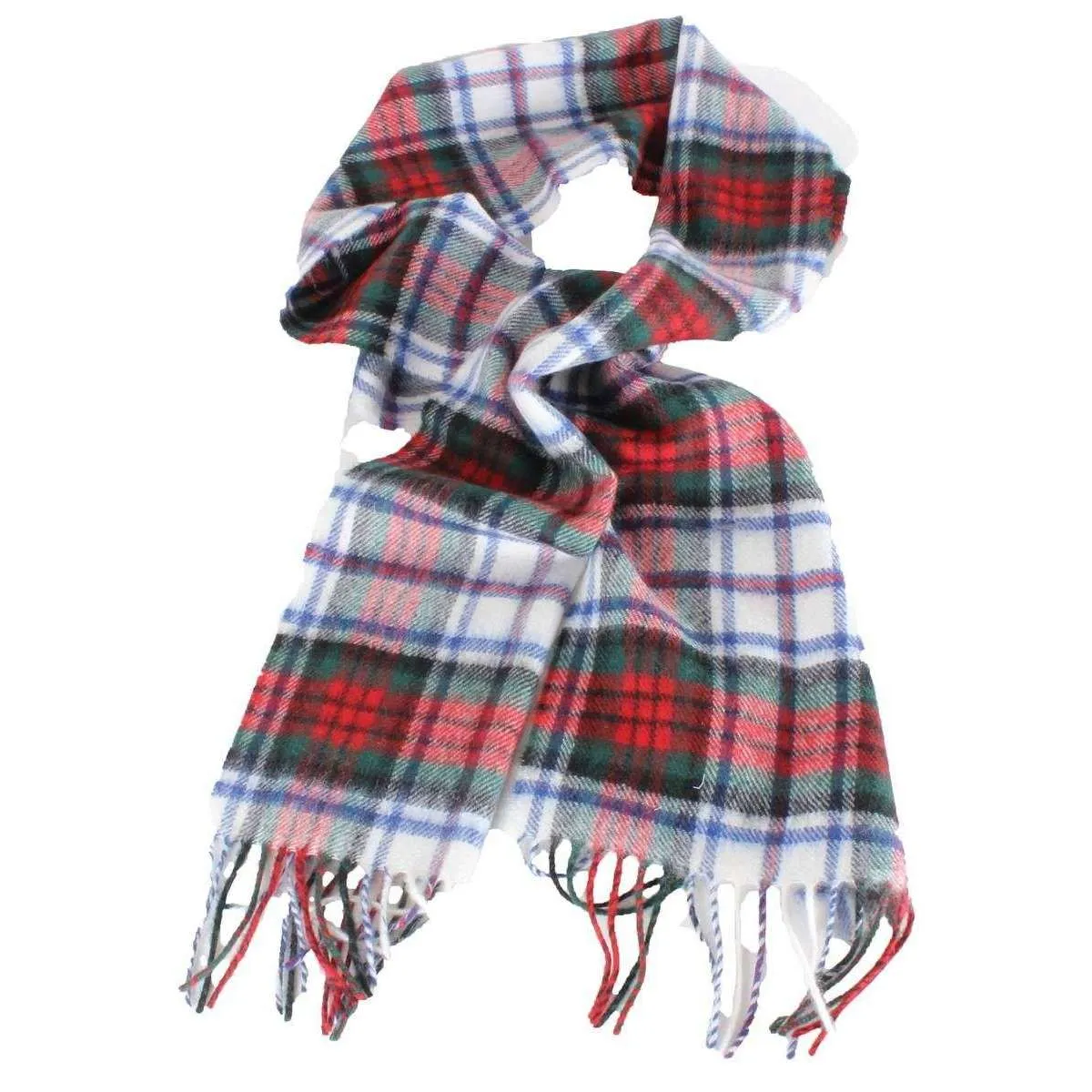 Locharron of Scotland Bowhill Macduff Dress Modern Lambswool Scarf - Multi