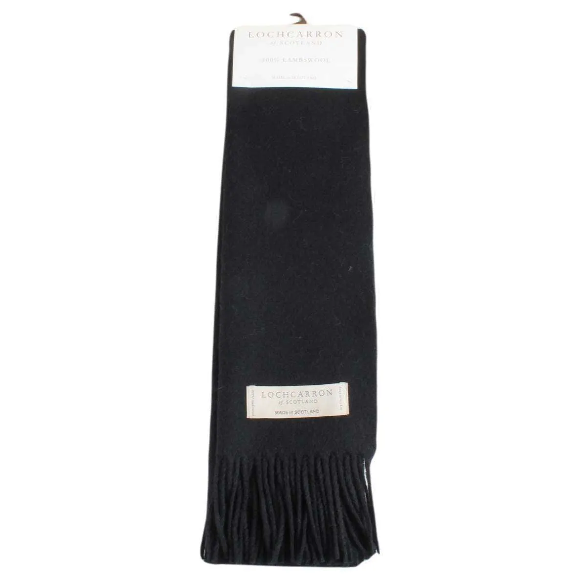 Locharron of Scotland Lambwool Scarf - Black