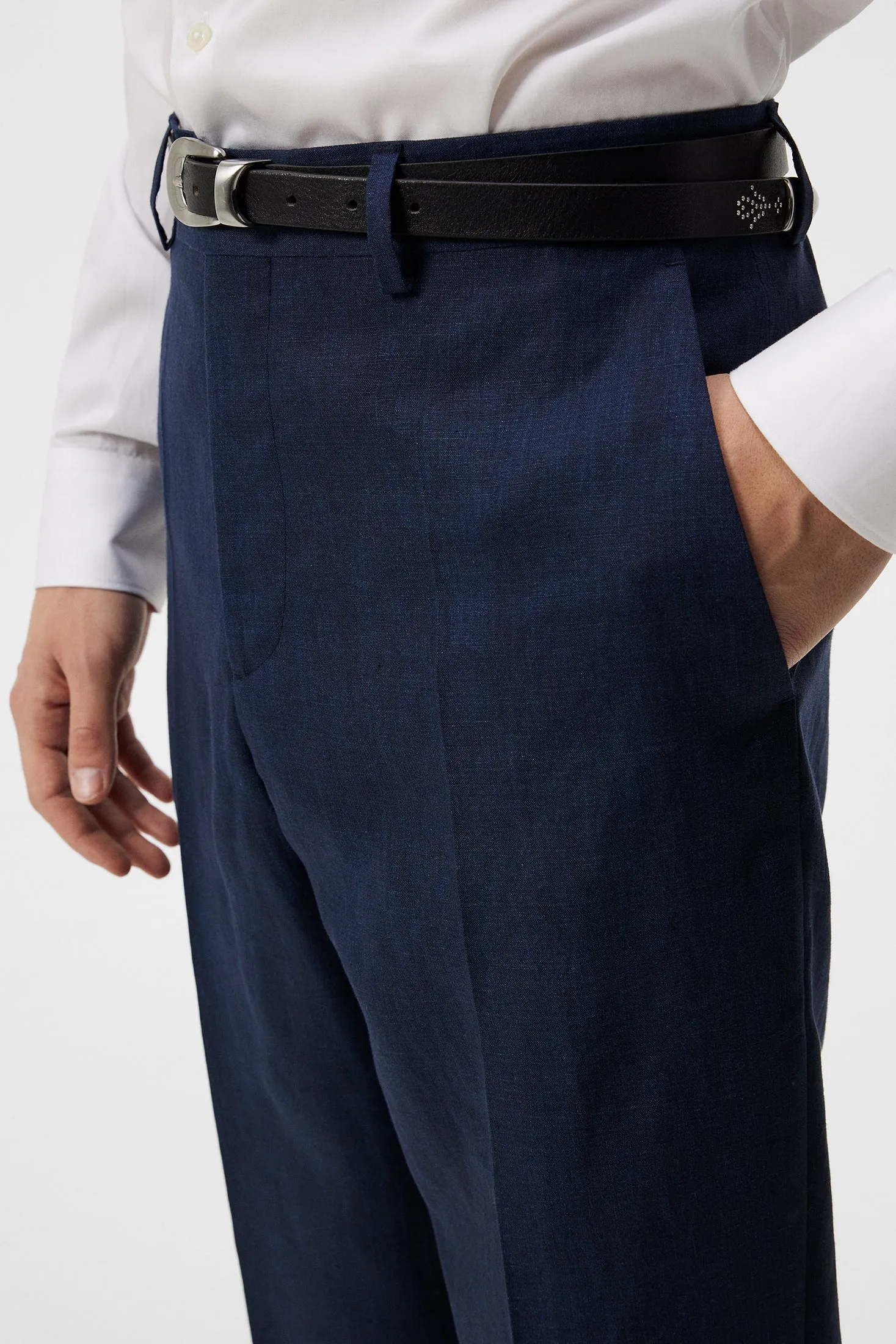 Lois Super Linen Pants / JL Navy