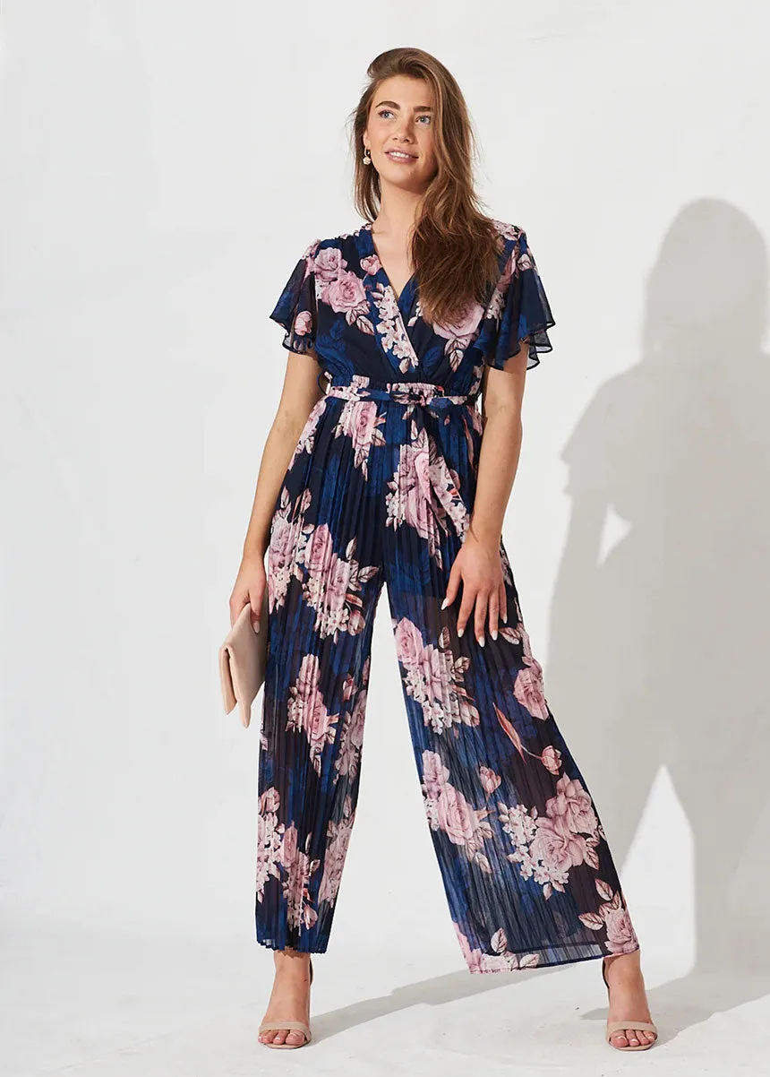 Long Floral Jumpsuit