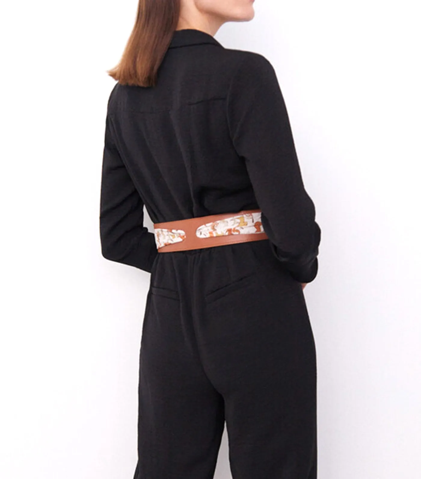 Long Fluid Jumpsuit Black