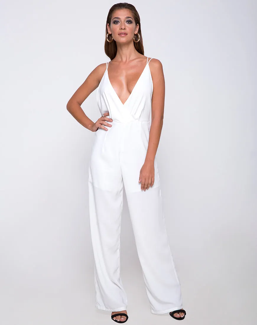 Lorelai Jumpsuit in White