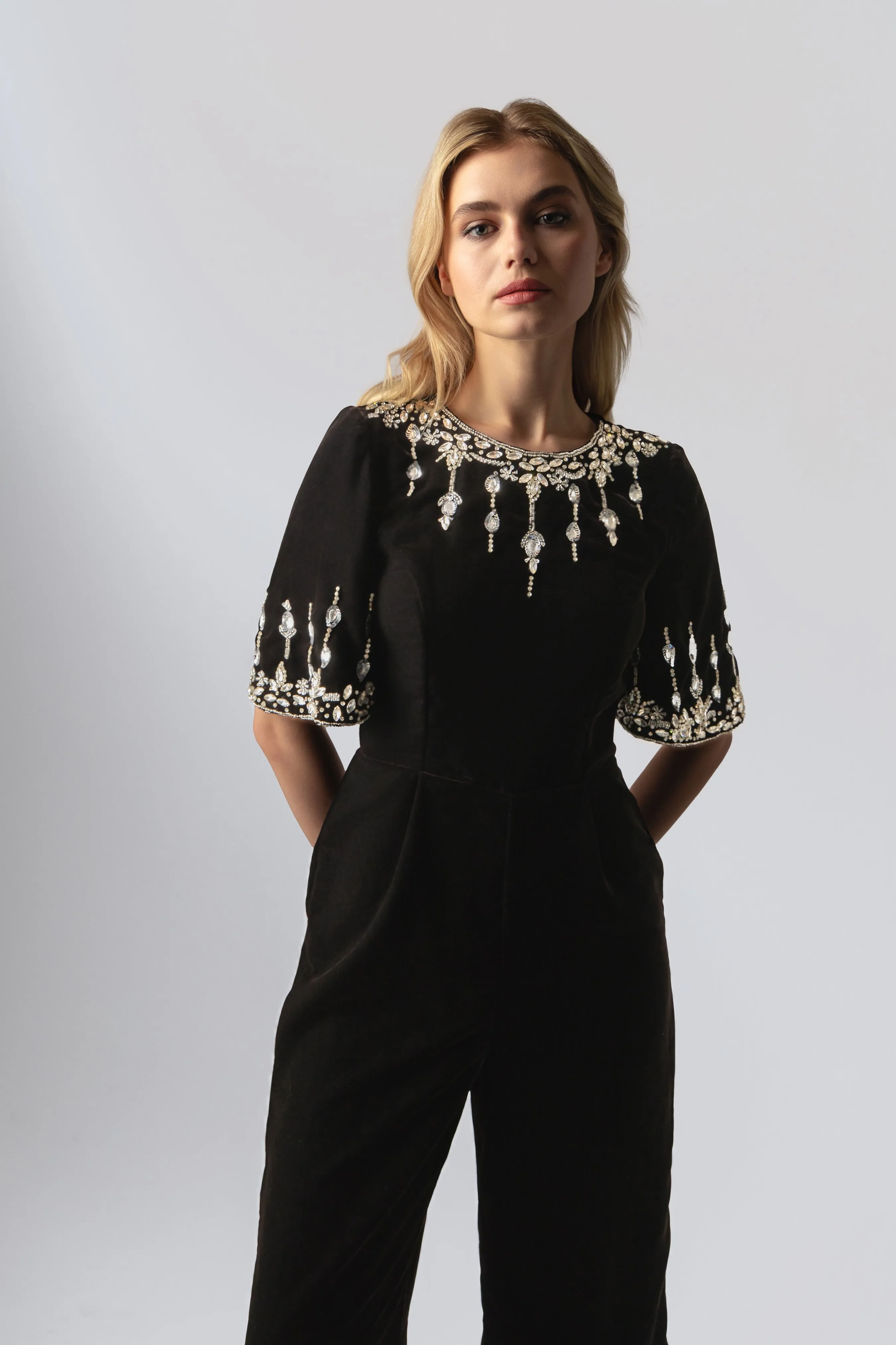 Luna Black Jumpsuit