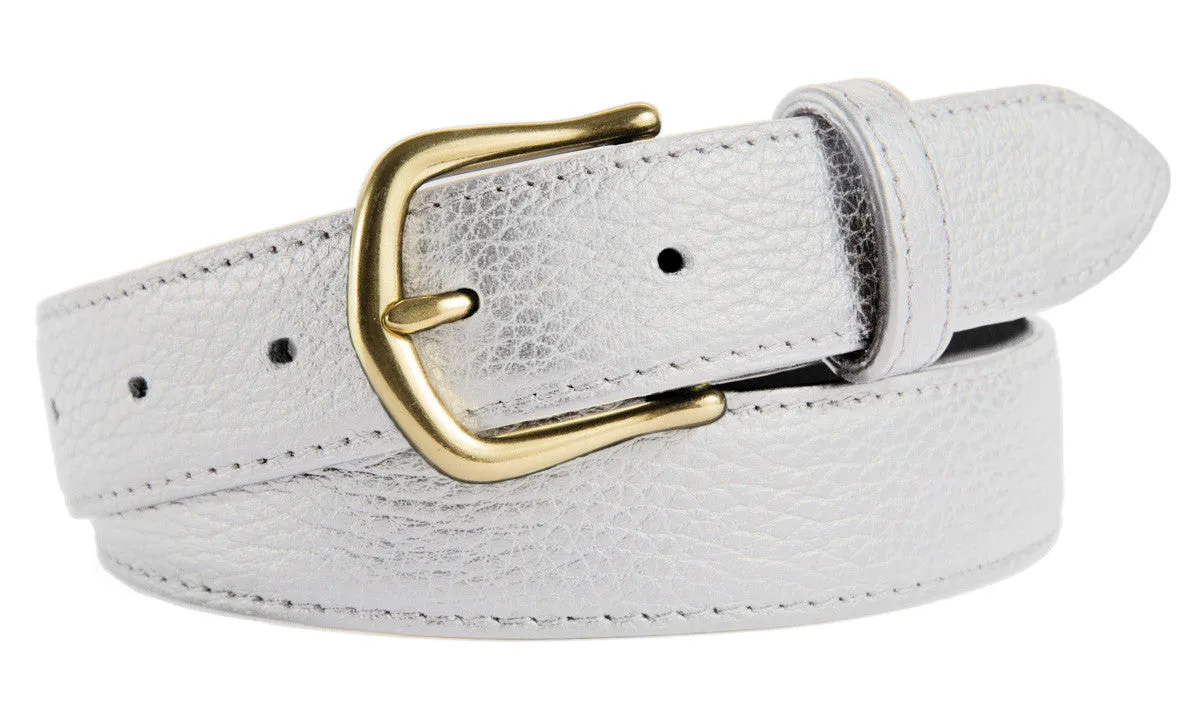 Madison Belt, (1.25") Gold Buckle