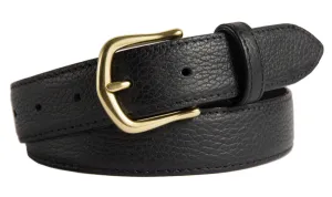 Madison Belt, (1.25") Gold Buckle